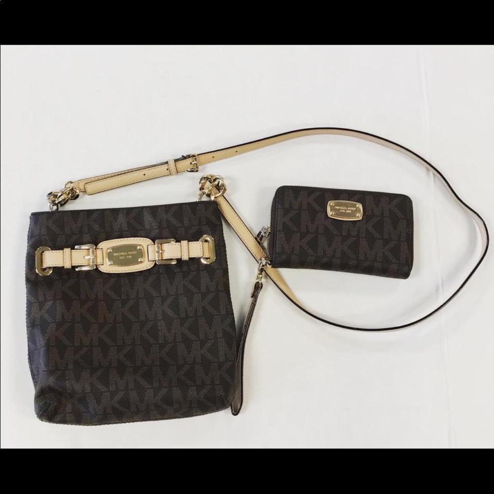 Michael kors  Hamilton purse and wallet set